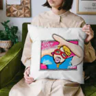 蝶かばいいグッズの【OMG】二代目アメコミ Cushion