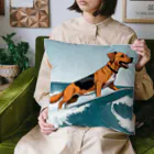 studio eizoのおいら波乗り🐕犬サーファー🏄 Cushion