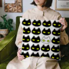 F2 Cat Design Shopの黒猫ボディーガード 001 Cushion