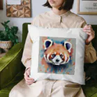 WithRedPandaの水彩風レッサーパンダ Cushion