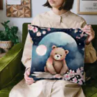 星降る夜にのsakura_bear Cushion