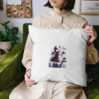 シロクマペンギンの冷極フローズン✕小悪魔ガール Cushion