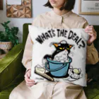 AckeeWolf Art Shopの猫シャンプー Cushion