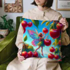 かるるんショップのさくらんぼと妖精のコラボ Cushion