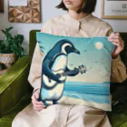 Green__teaのPenguinとウクレレ クッション