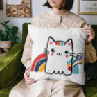 yielanggo007の虹のねこ Cushion