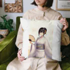 和の浴衣の彼女 Cushion