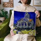 Art Museum of SUZURIのフィンセント・ファン・ゴッホ / オーヴェルの教会 Vincent van Gogh / The Church at Auvers Cushion