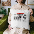 muscle_oniisanのオーマイゴッドトゥギャザー（黒文字） Cushion