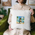 samkorのティラノサウルスのサマーバケーション Cushion