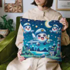 キャラクターズのキラキラ夜景飛行くん Cushion