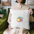 oz-chanの空飛ぶ猫アニメ風4 Cushion