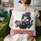 Stylo Tee Shopのネクロマンサーのネコさんのカレーパーティー Cushion