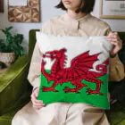 お絵かき屋さんのウェールズの旗 クッション