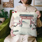 JoyfulMomentsCraftsの桜と鳥居　ー Cherry Blossoms and Torii ー Cushion