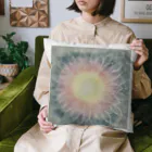 光のパステルアート　Hisaの光のパステルアート　涼しい光 Cushion