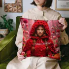 お花屋SUNのFlower R R H（フラワー・レッド ライディング フード） Cushion