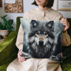 中村マコトのオオカミ　森の番人 Cushion
