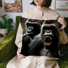 fling_shimizuの自由工房のRoaring Gorilla クッション