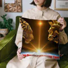 fling_shimizuの自由工房のDivine Dragon and Intreold Tiger Cushion