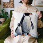 アニマルアートのペンギンの親子 Cushion