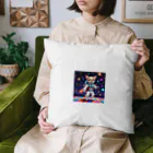 Void Dogの宇宙を舞台に、スター犬がかわいらしく星々を巡る Cushion