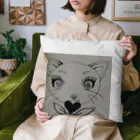 Carawayのハートのねこ Cushion