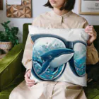 れいのクジラのメガネ：海中の視界 Cushion