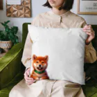 柴楽のフレンドリーな柴犬 Cushion