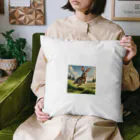 cute in cool shopの跳ねているウサギ Cushion