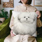 自作自演乙商店街のペットショップ🐶(ぽっちゃりは正義・前からの図) Cushion