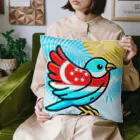 bugisショップの煌めくトロピカルバード🐦️ Cushion