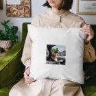 HIROKITI_HAPPYのドライブする猫 Cushion