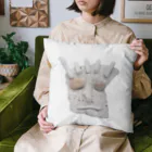 Keiko_Naoko-Art-Japanの本気で守るアッシャー Cushion