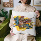 freehandの蜀の将軍・張飛 Cushion