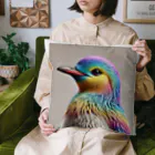 batabataのレインボーアニマルペンギン Cushion