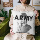 部屋とデニムとわたしのU.S.ARMYな聖徳太子さん Cushion