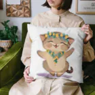 ハワイライフのアロハねこ Cushion