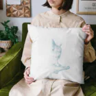 Pafe_Maisonの喫茶店のパフェ（水色の） Cushion