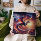 一番星の幻想的なドラゴンアート  Cushion