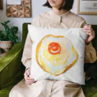 pyon☪︎chocoの目玉焼き　水彩 Cushion