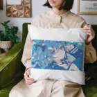 as -AIイラスト- のサメっこ Cushion