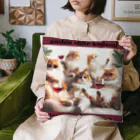 nekosukisukiの留守中にゃんこ Cushion