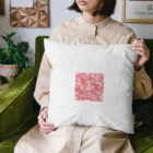 オンラインショップイエローリーフの桃色の花びら綺麗 Cushion