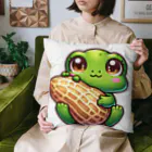 ２フォーレストのピーナッツを温めるカエリーナちゃん Cushion