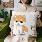 ニャタたち＆わん吉たちのいぬ吉といぬこ Cushion