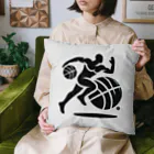 yumayumaのバスケットマン Cushion