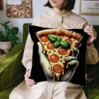 yuriseのおしゃれなpizzaのグッズ Cushion