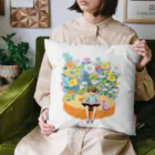 toshimaruの花とバームクーヘン Cushion