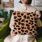 orange_honeyのレオパード Cushion